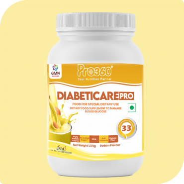 Pro360 DiabetiCare Pro Badam 1kg Jumbo Pack Complete and Balanced Nutrition for Diabetes Control – Rich in Protein & Essential Nutrients for Good Health & Improved Immunity – No Added Sugar