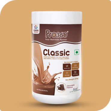 Pro360 Classic Chocolate 200g Daily Wellness Nutritional Protein Health Drink Supplement Powder for Men and Women - Instant Beverage Mix Pro360 Classic Chocolate 200g Daily Wellness Nutritional Protein Health Drink Supplement Powder for Men and Women - Instant Beverage Mix