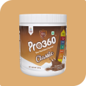 Pro360 Classic Chocolate 200g Daily Wellness Nutritional Protein Health Drink Supplement Powder for Men and Women - Instant Beverage Mix 