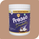 Pro360 Diabetic Care Chocolate 500g Complete and Balanced Nutrition for Diabetes Control – Rich in Protein & Essential Nutrients for Good Health & Improved Immunity – No Added Sugar