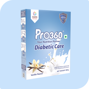 Pro360 Diabetic Care Vanilla 200g Refill Pack Complete and Balanced Nutrition for Diabetes Control – Rich in Protein & Essential Nutrients for Good Health & Improved Immunity – No Added Sugar