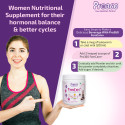 Pro360 FemCare+ Butterscotch Flavor 200g PCOS PCOD Women Wellness Nutritional Supplement Powder for Hormonal Balance, Better Cycles, Weight Management