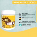 Pro360 Gold Whey Protein - Chocolate 1kg - (100% Whey Protein with Digestive Enzymes, 23g Protein, 5.97g BCAA, 4.7g Glutamic Acid per Serving)