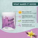 Pro360 Hair Grow Vanilla 250g - Nutritional Protein Supplement Powder - Enriched with Biotin (Vitamin B7) and Green Apple Skin Extract for Healthy Hair, Glowing Skin & Nails for Women & Men