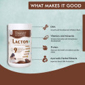 Pro360 Lacton Chocolate 200g Supplement Powder for Breastfeeding and Lactating Mothers - Enriched with Shatavari, Silymarin, Moringa, Curcumin, Cumin, Fennel, Fenugreek to Boost Lactation