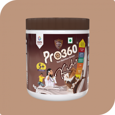 Pro360 Kids Chocolate 250g – Nutritional Protein Supplement for Growing Children – Enriched with Bovine Colostrum to Improve Immunity & Prevent Allergies & Infection – For Kids 4-12 Years