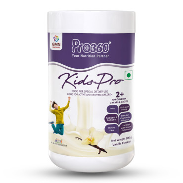 Pro360 Kids Pro Vanilla 200g – Nutritional Protein Supplement for Growing Children – Enriched with Bovine Colostrum to Improve Immunity & Prevent Allergies & Infection – For Kids 5-12 Years