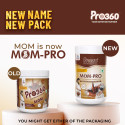 Pro360 MOM-PRO Swiss Chocolate 200g Nutritional Supplement Powder for Pregnant Women – Ideal Maternal Nutrition during Pregnancy with Protein, DHA, Green Apple, Vitamins, Minerals 