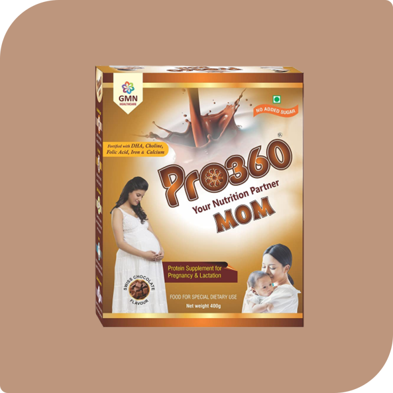 PRO-TEENO MOM, Nutritional Protein Powder for Pregnant and Lactating Mother  (400g Chocolate)