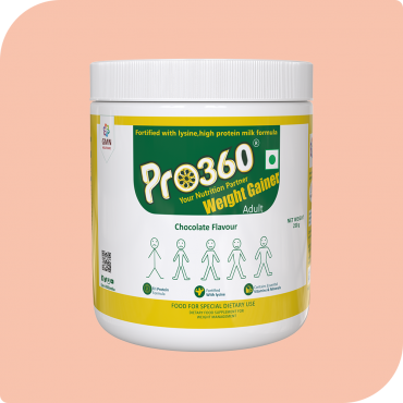 Pro360 Weight Gainer Chocolate 250g | More Calorie |Dietary Supplement |Ready To Serve |Weight Gain For Men & Women