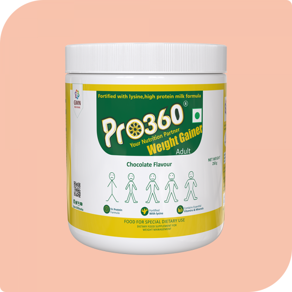 Pro360 Weight Gainer Chocolate 250g | More Calorie |Dietary Supplement |Ready To Serve |Weight Gain For Men & Women