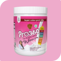 Pro360 Women Butterscotch 500g Protein Rich Nutritional Supplement Enriched with Calcium, Iron for Stronger Bones and Improved Haemoglobin – 25 Essential Nutrients with Evening Primrose