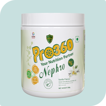 Pro360 Nephro HP - Dialysis Care Nutritional Supplement Powder - High Protein, High Calorie Formula Enriched with L-Taurine, L-Carnitine for Kidney/Renal Health – No Added Sugar